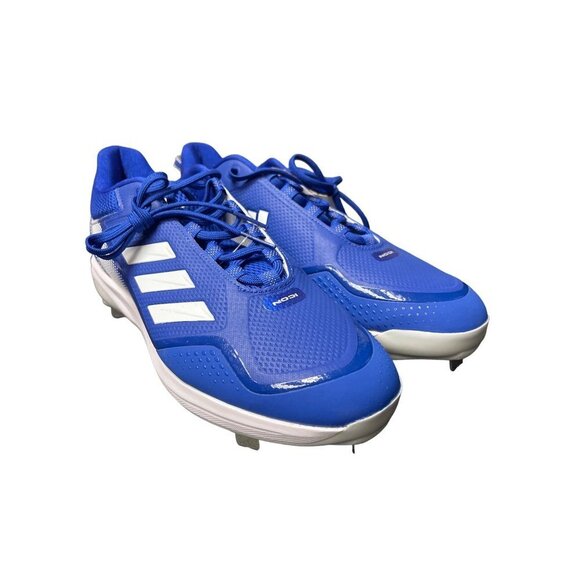 NEW! Adidas Ion 7 Baseball Cleats Royal Blue White Lightweight Men's Size 13 - Picture 2 of 9